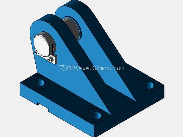 力士乐 - 博世叉型安装块(CLCB 型 - 尺寸 80) - 适用于气缸系列 CDT3 / CDW160,活塞直径 D=160 毫米