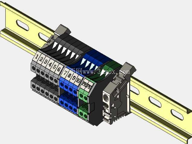 Bloque Borneras 2.5mm^2