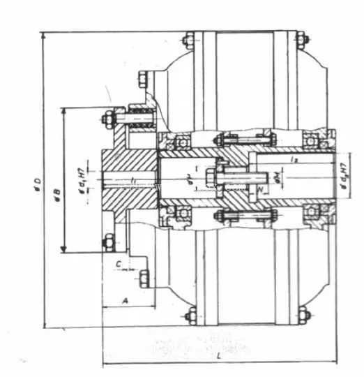 14HS-2EG 型双液力偶合器