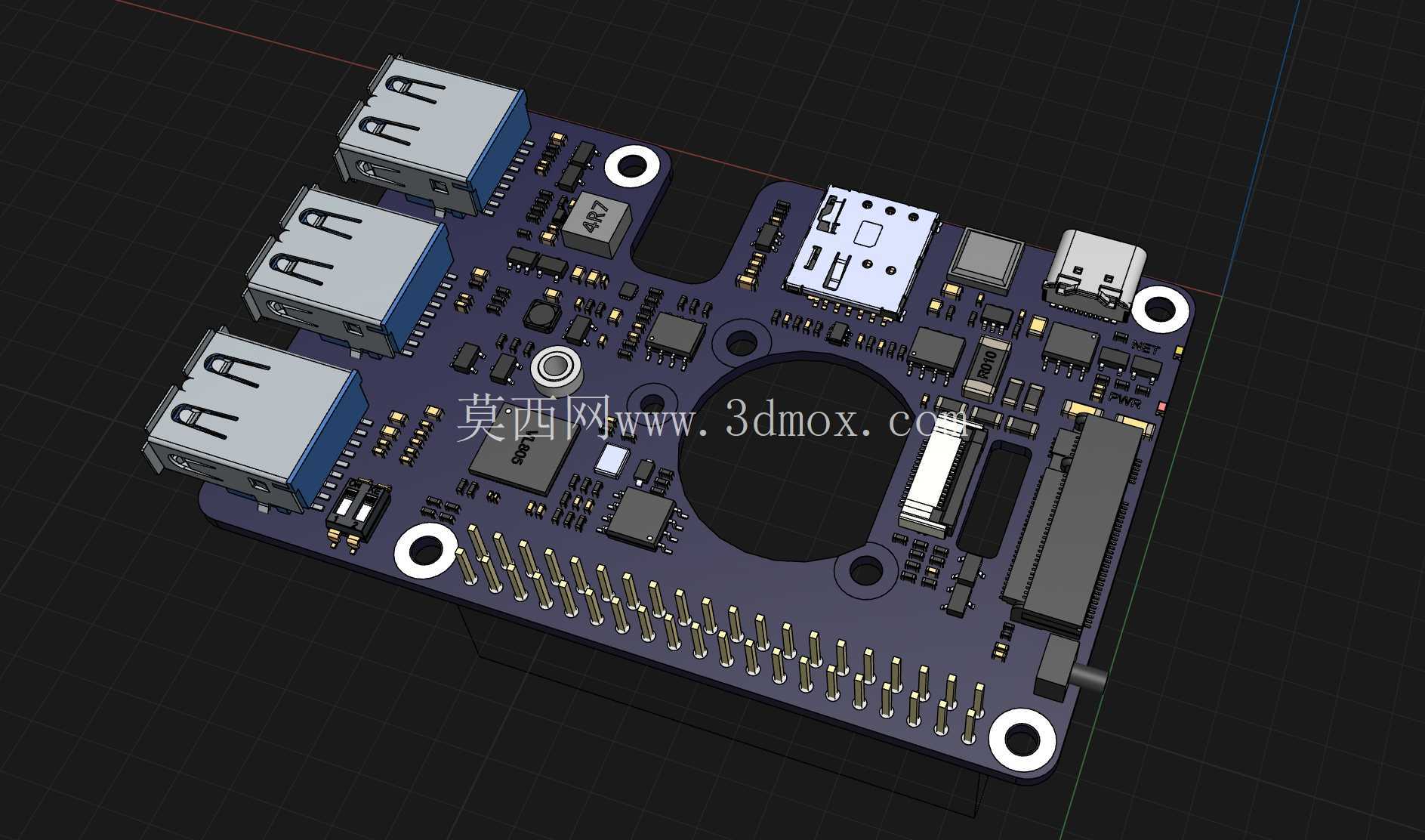 Waveshare 27698 PCIe 转 4G/5G M.2 USB3.2 HAT+