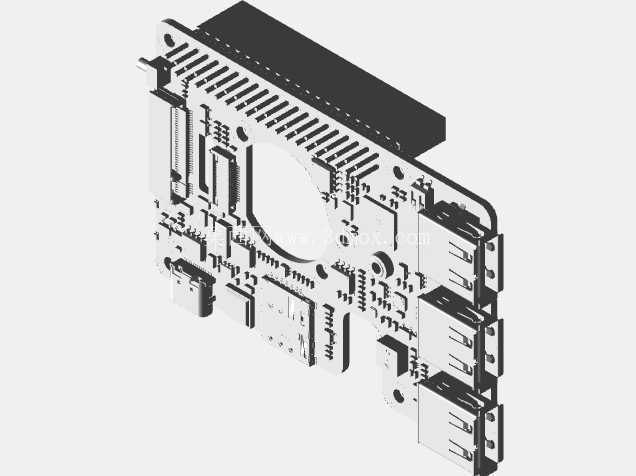 Waveshare 27698 PCIe 转 4G/5G M.2 USB3.2 HAT+
