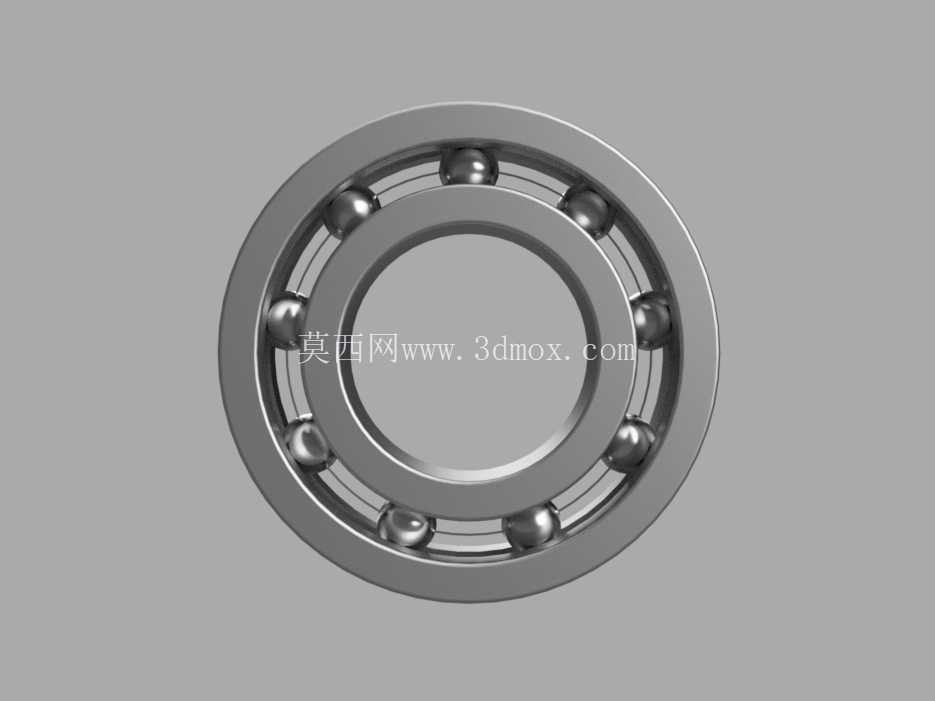 6205 深沟球轴承 - 尺寸精确的 CAD 模型