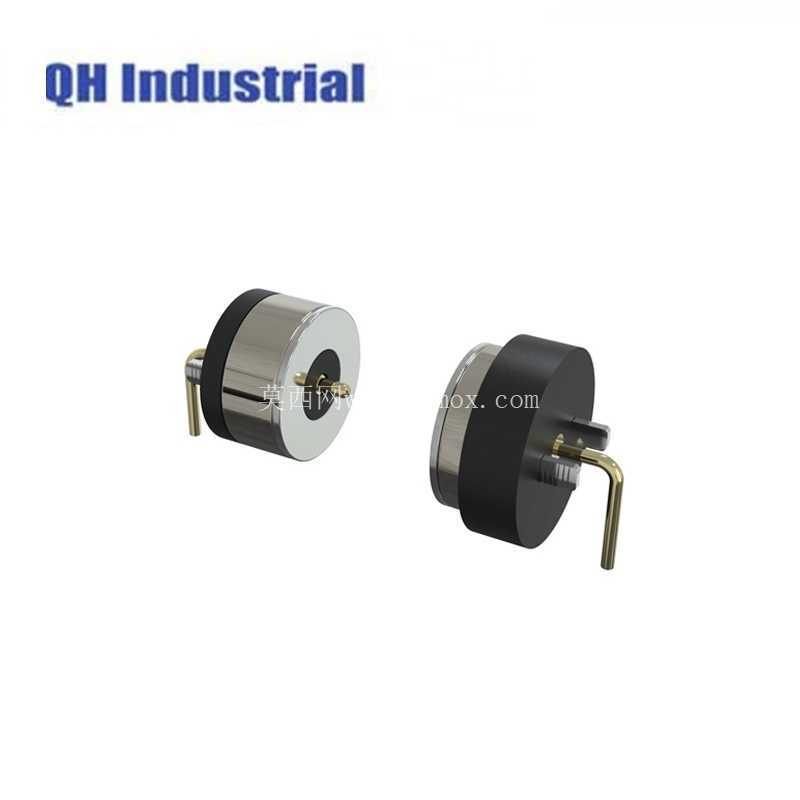 磁性弹簧针连接器组件 - 4 针充电\u??0026 数据底座(QH Industrial)