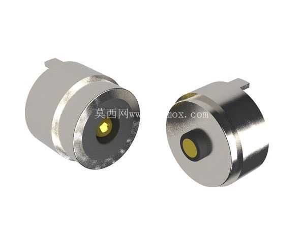 磁性弹簧针连接器组件 - 4 针充电\u??0026 数据底座(QH Industrial)