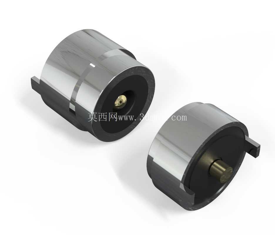 磁性弹簧针连接器组件 - 4 针充电\u??0026 数据底座(QH Industrial)