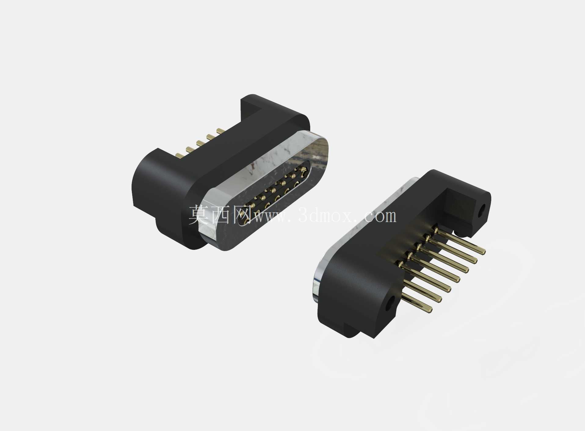 磁性弹簧针连接器组件 - 4 针充电\u??0026 数据底座(QH Industrial)