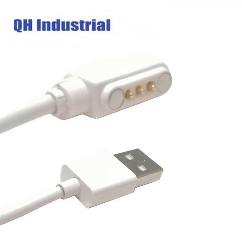 磁性弹簧针连接器组件 - 4 针充电\u??0026 数据底座(QH Industrial)