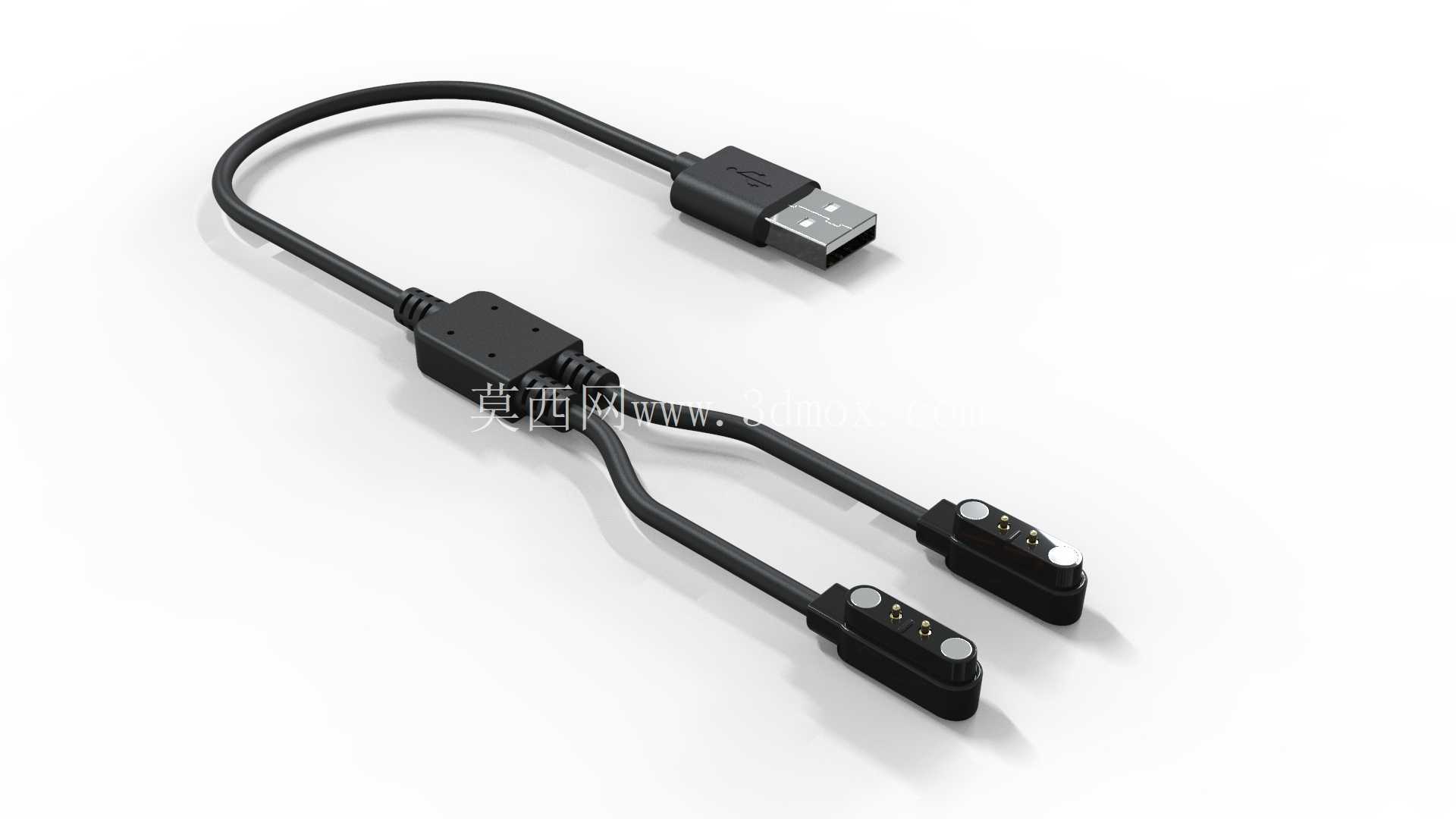 磁性弹簧针连接器组件 - 4 针充电\u??0026 数据底座(QH Industrial)
