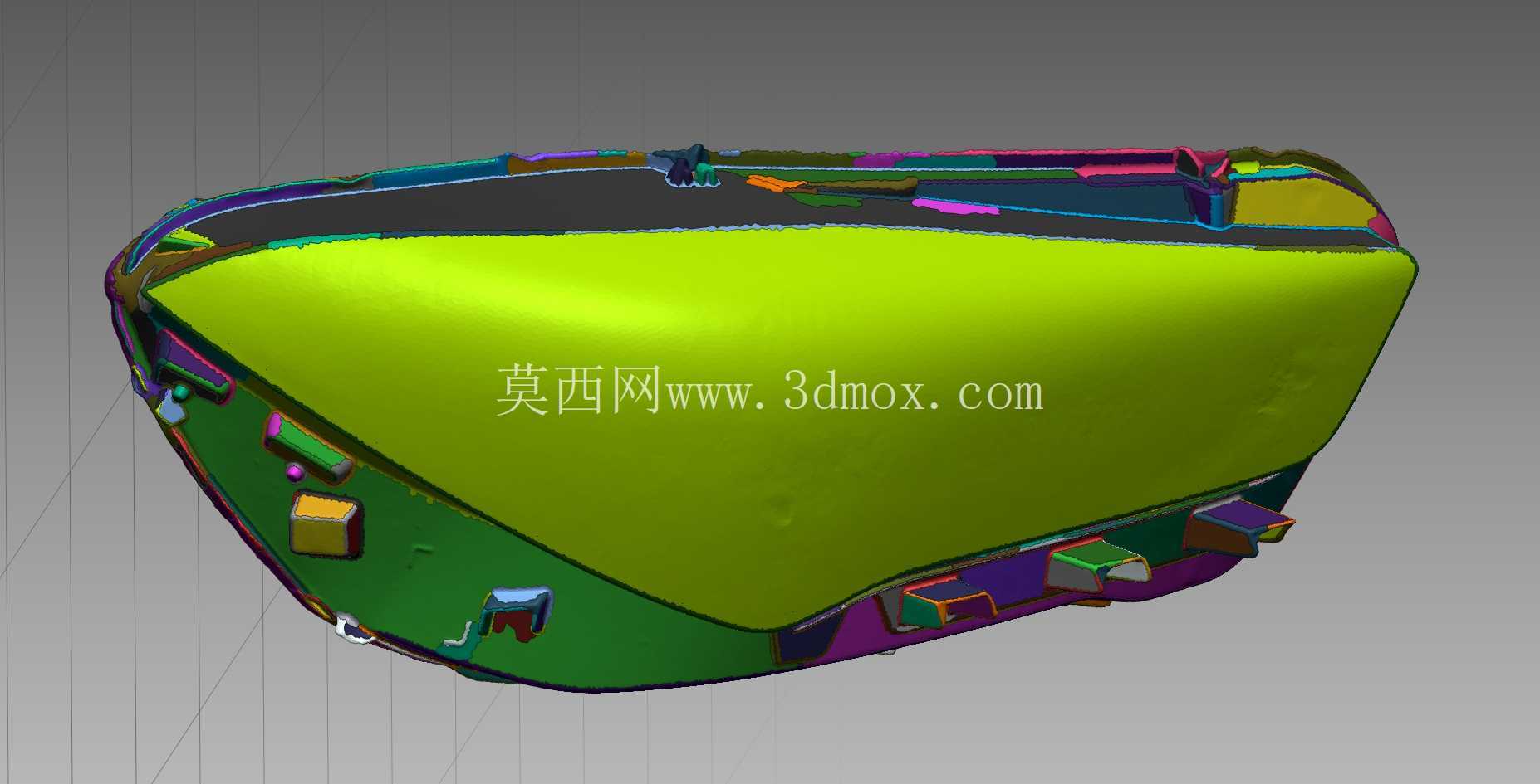 梅赛德斯-奔驰 CLA W118 多光束 LED 头灯外透镜 – 3D 扫描
