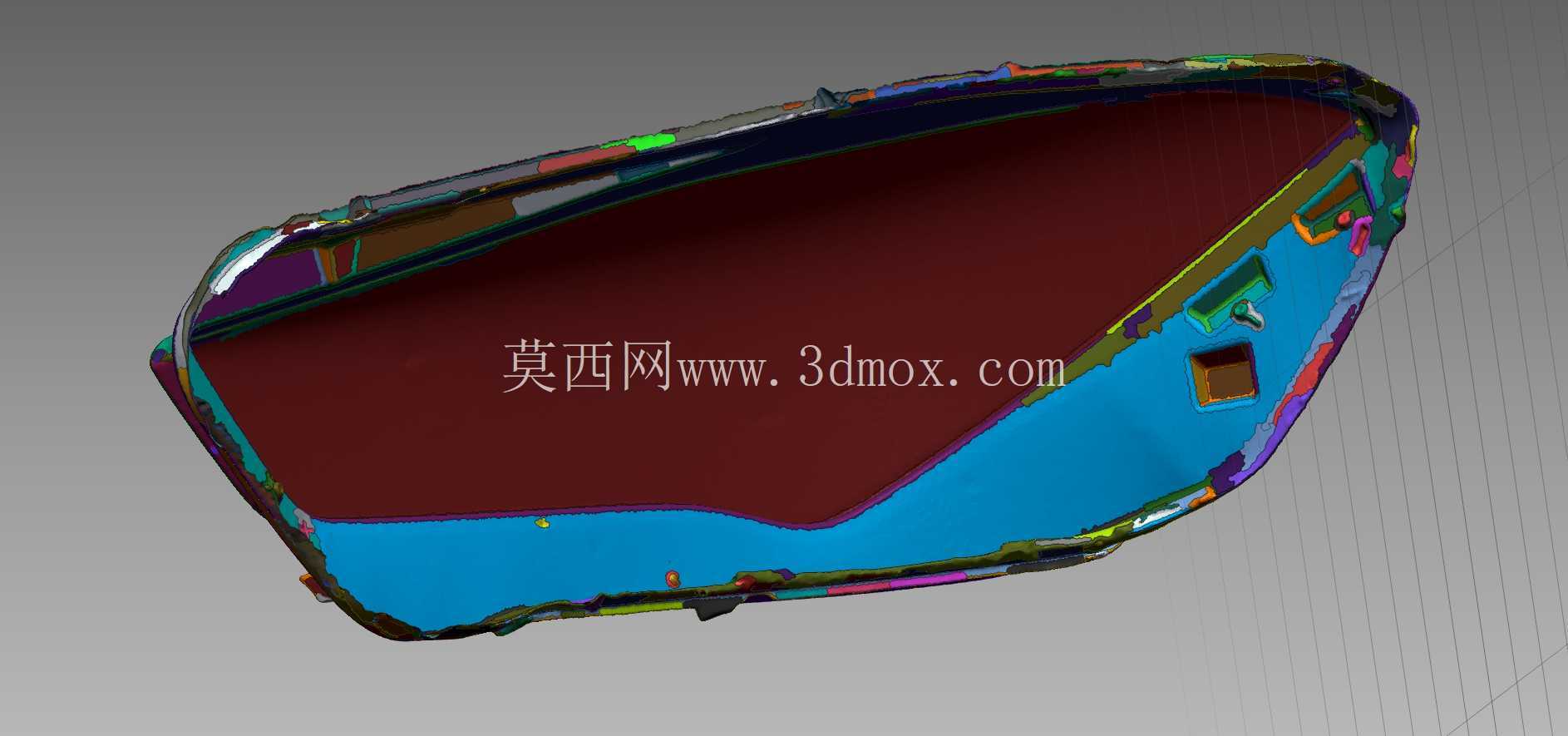 梅赛德斯-奔驰 CLA W118 多光束 LED 头灯外透镜 – 3D 扫描