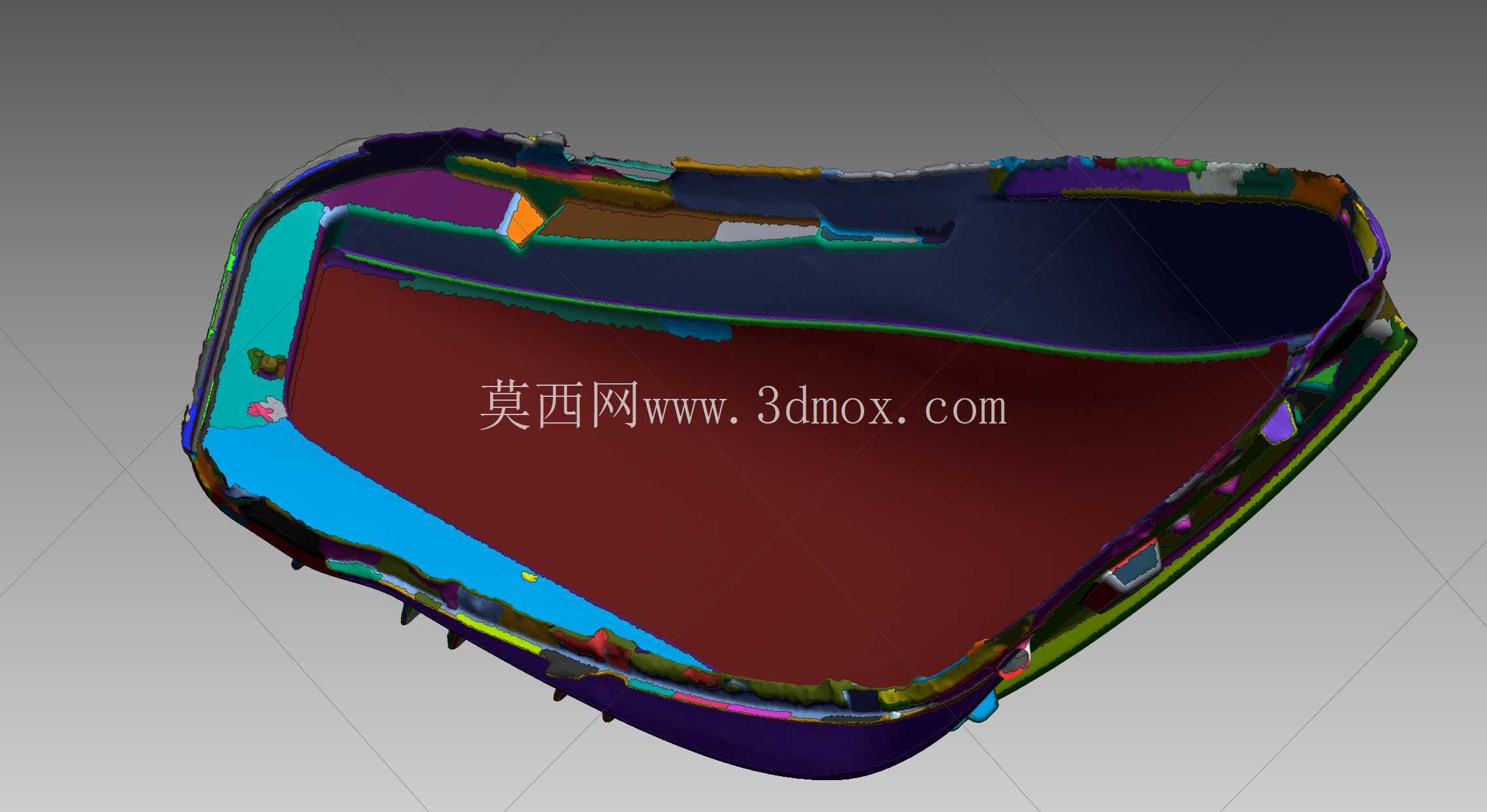 梅赛德斯-奔驰 CLA W118 多光束 LED 头灯外透镜 – 3D 扫描