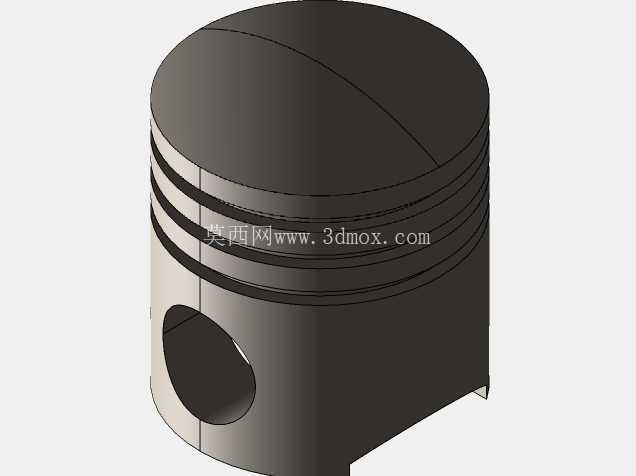 Solidworks 中的活塞头设计