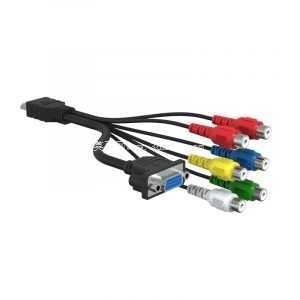 带音频输出的 HDMI 至 VGA 转换器 - 紧凑型适配器(QH Industrial)