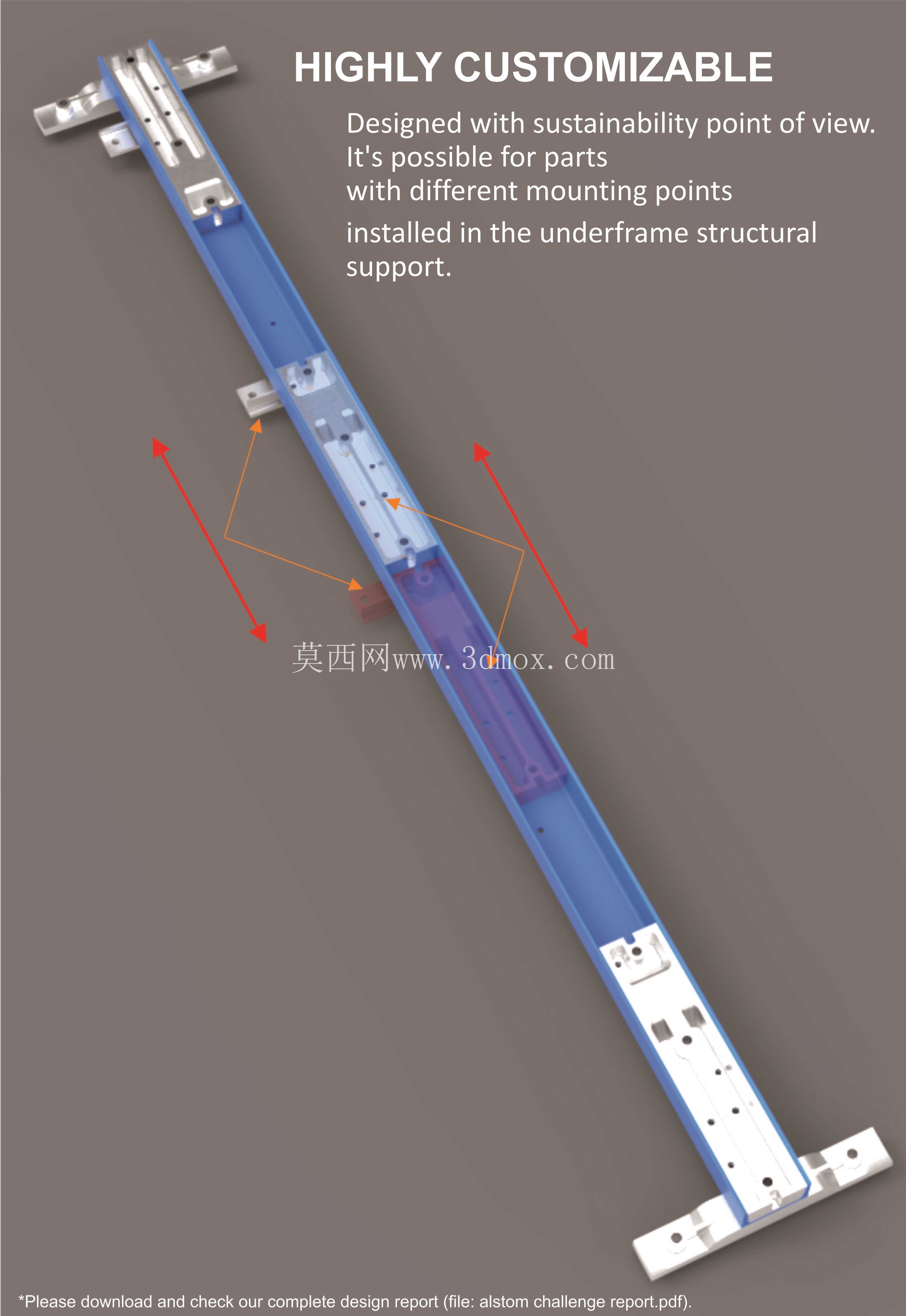 优化的底架结构支撑V 1.0