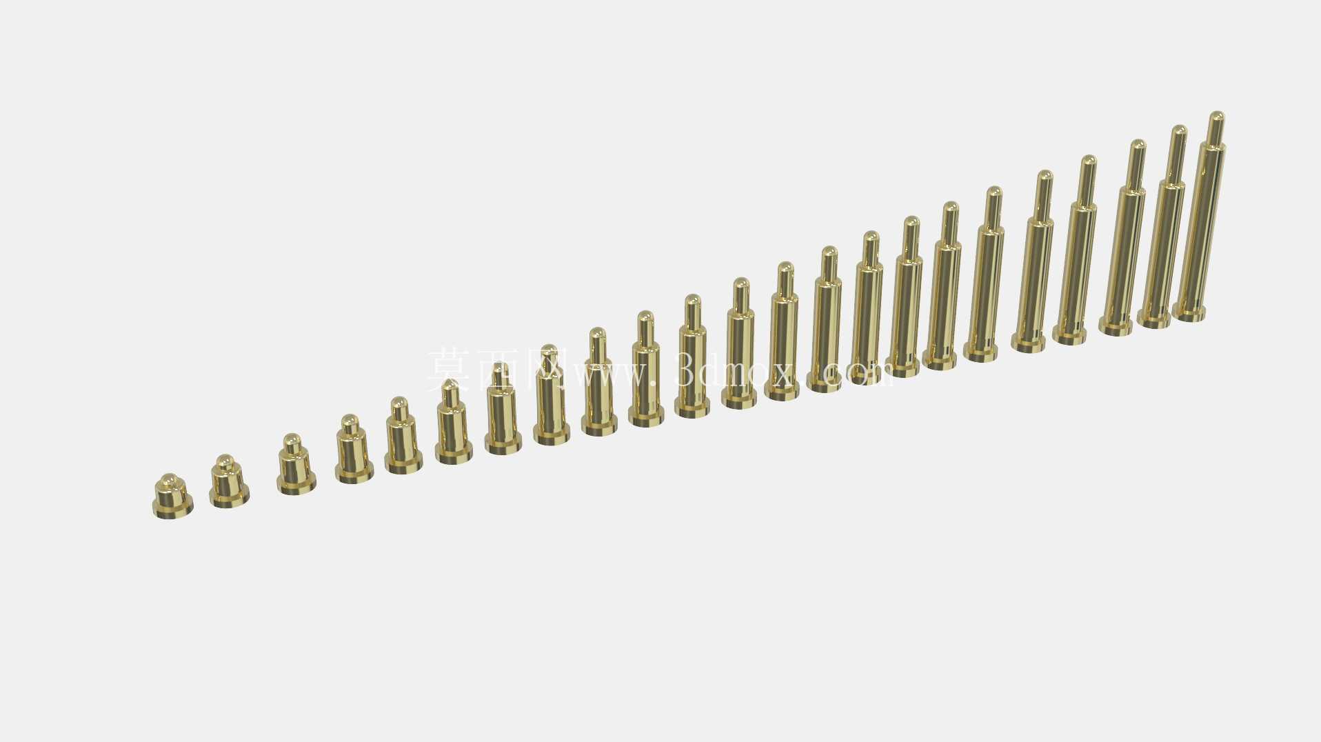 Pogo Pin 接触探针 - 弹簧加载连接器(QH Industrial)