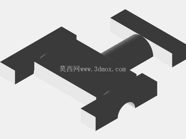 T 型连接器(电线/机械电气接头 A 部分)- 3D CAD 模型