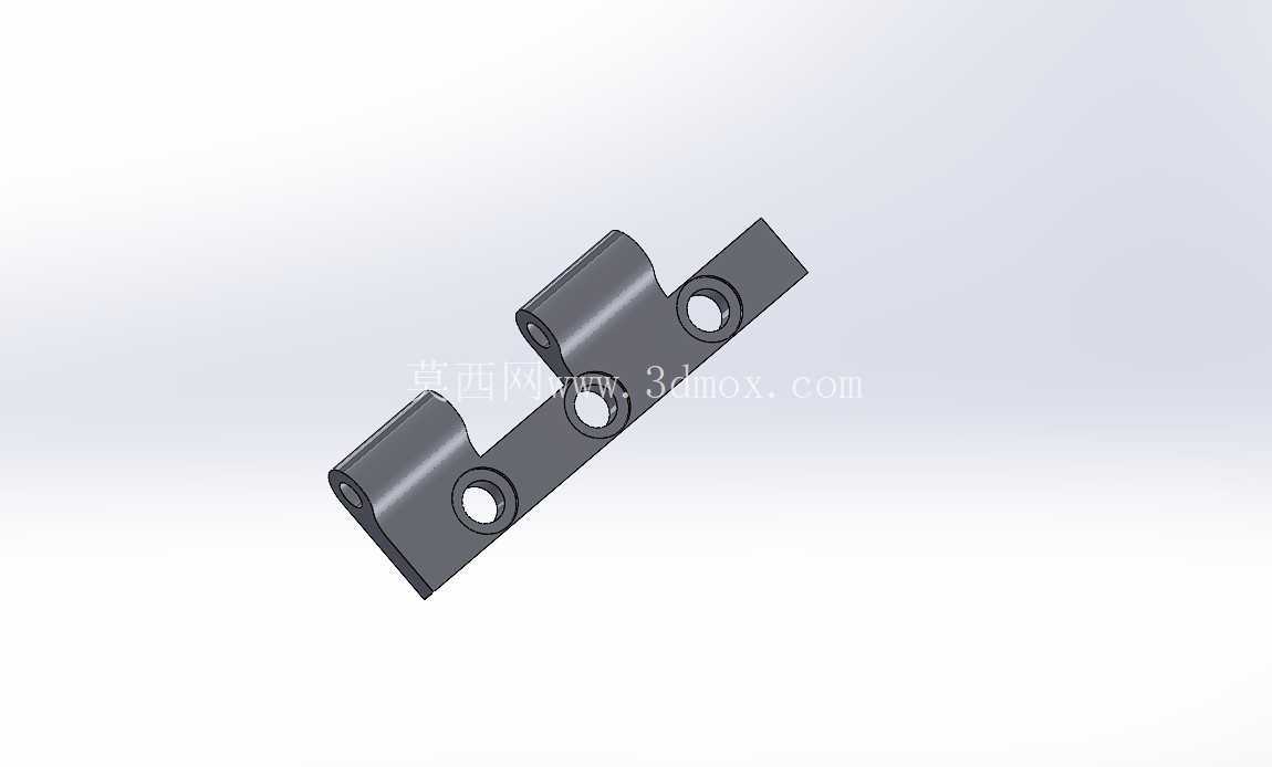 铰链组件(机械 CAD 模型)