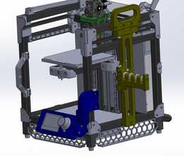 Voron v0.1带把手的可折叠线轴吊架