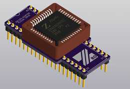 Z80 PLCC44 DIP P2,54������