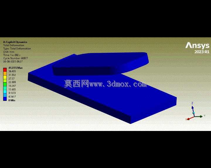 \“使用ANSYS显式动力学进行结构完整性跌落试验分析”