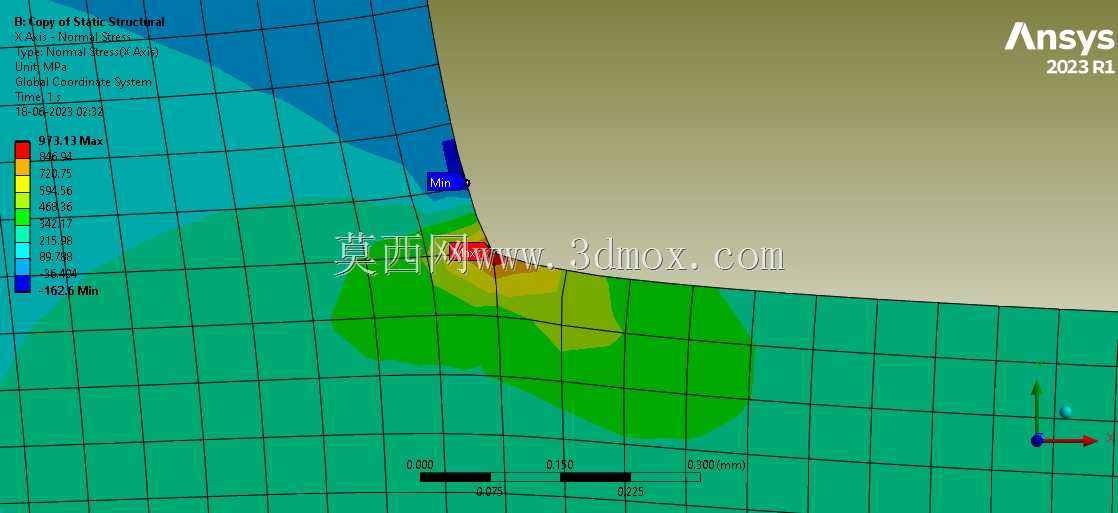 \“带圆角的条形图2D表面分析\”