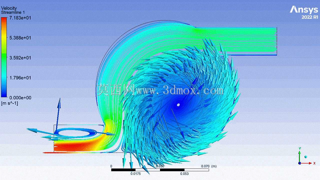 \“使用Ansys Fluent进行2D混合室表面分析\”