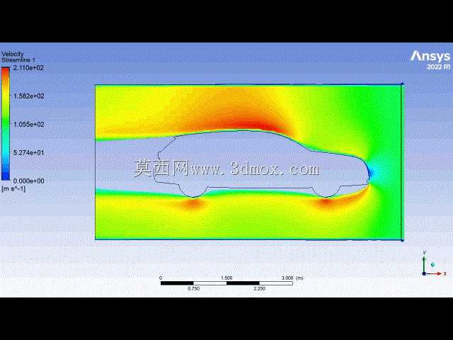 \“Ansys Fluent SUV表面气流分析”