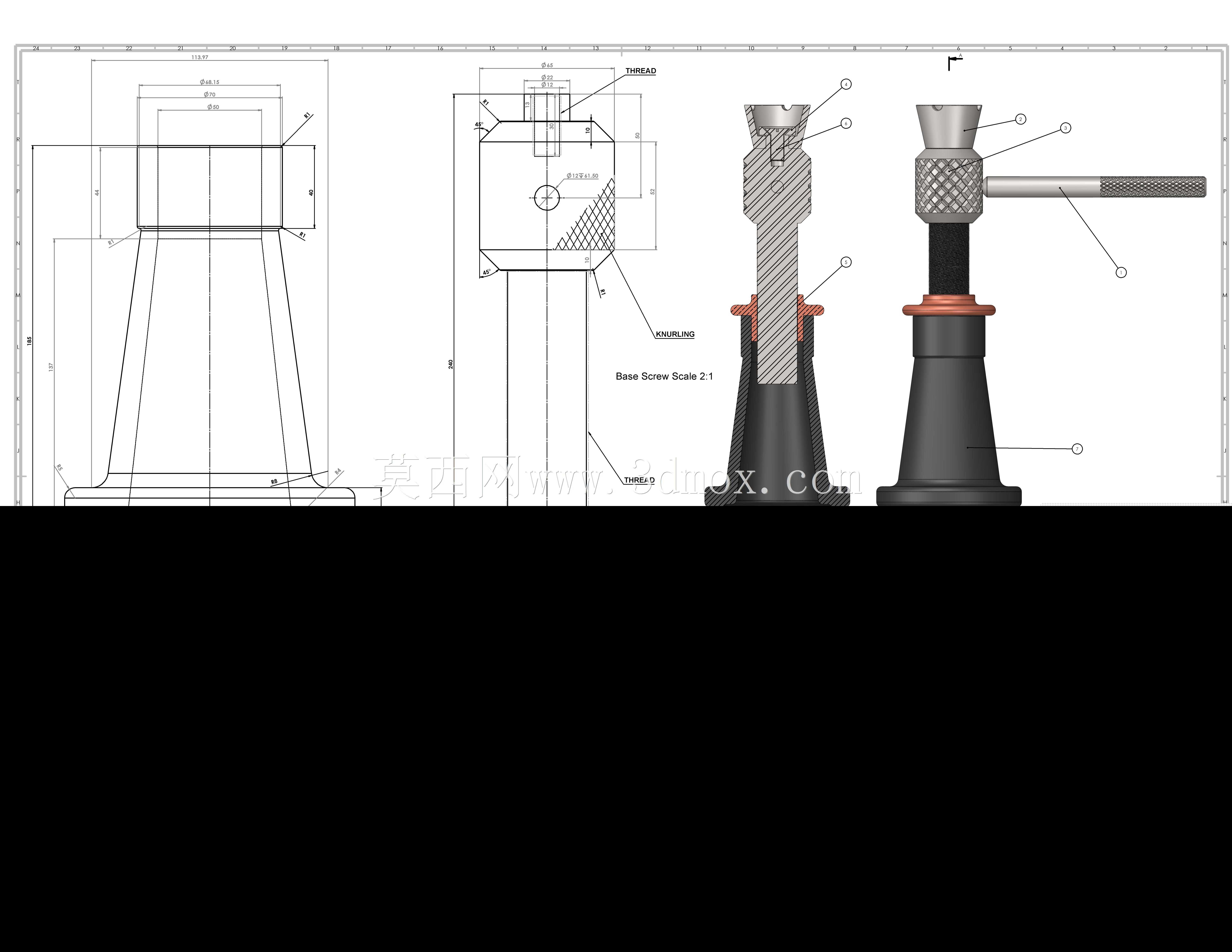 \����SolidWorks��Creo��ʹ�ö�����������ǧ�ﶥģ�͡�