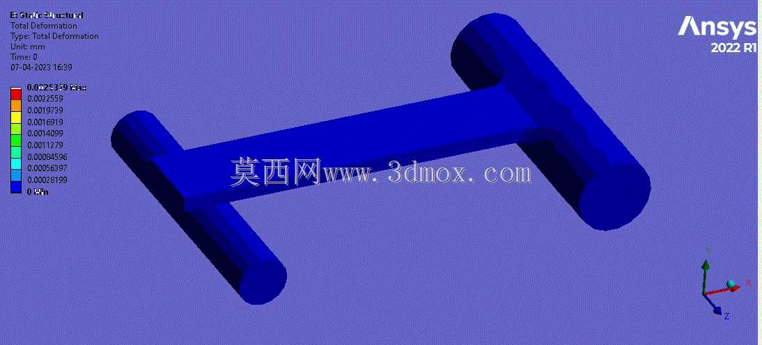 \“接触臂测试:分析施加在杆上的满载下的板强度”