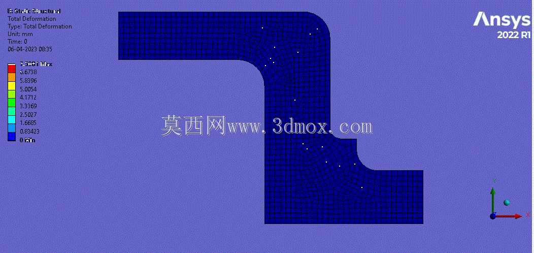 \“Ansys中压力容器轴对称表面的外力分析”
