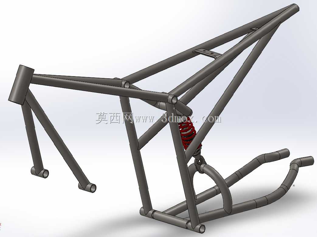 \“在SolidWorks中使用三维CAD建模的概念自行车底盘设计”