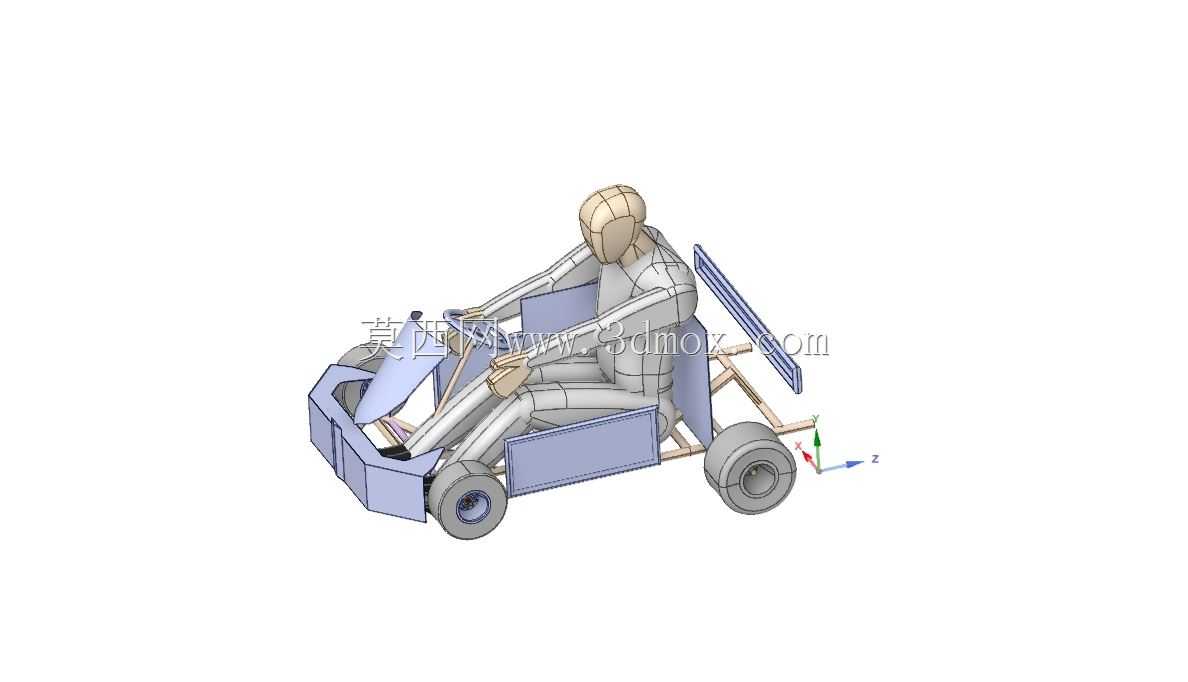 \“获奖的卡丁车(PhoniX)2022-23:最佳美学奖获奖设计的3D模型”