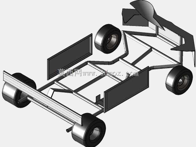\“获奖的卡丁车(PhoniX)2022-23:最佳美学奖获奖设计的3D模型”