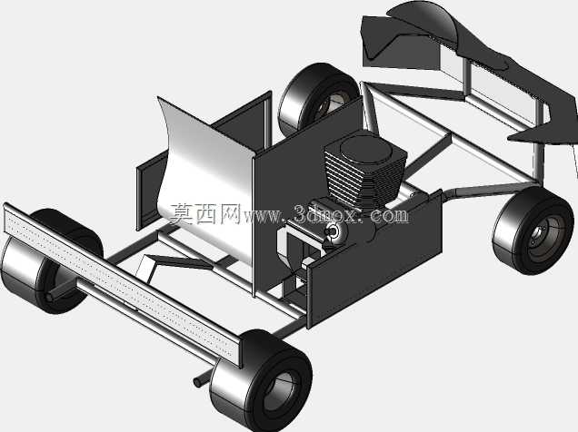 \“获奖的卡丁车(PhoniX)2022-23:最佳美学奖获奖设计的3D模型”