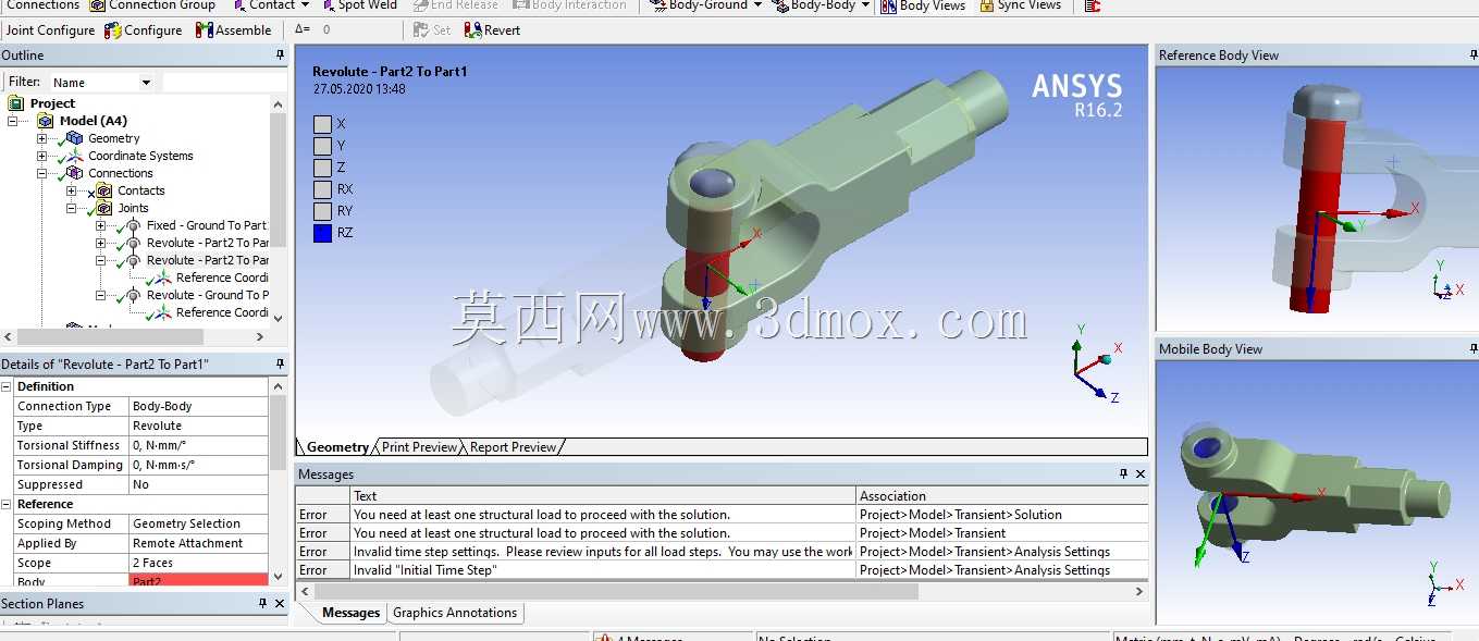 ʹ��Ansys���������е���