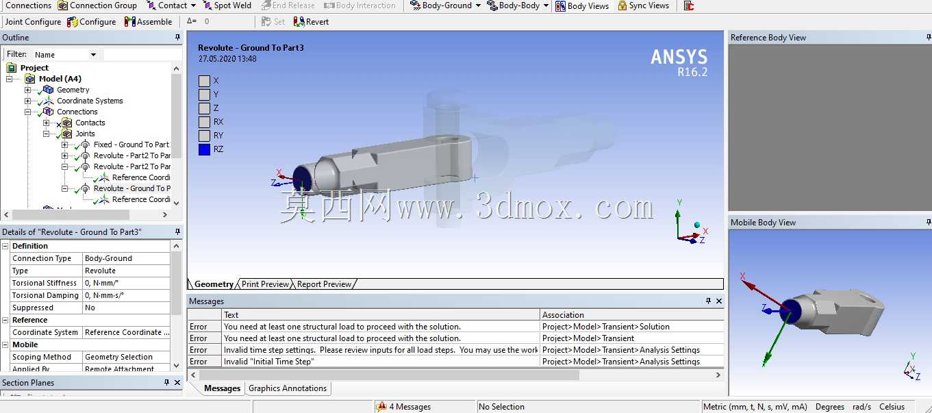 ʹ��Ansys���������е���