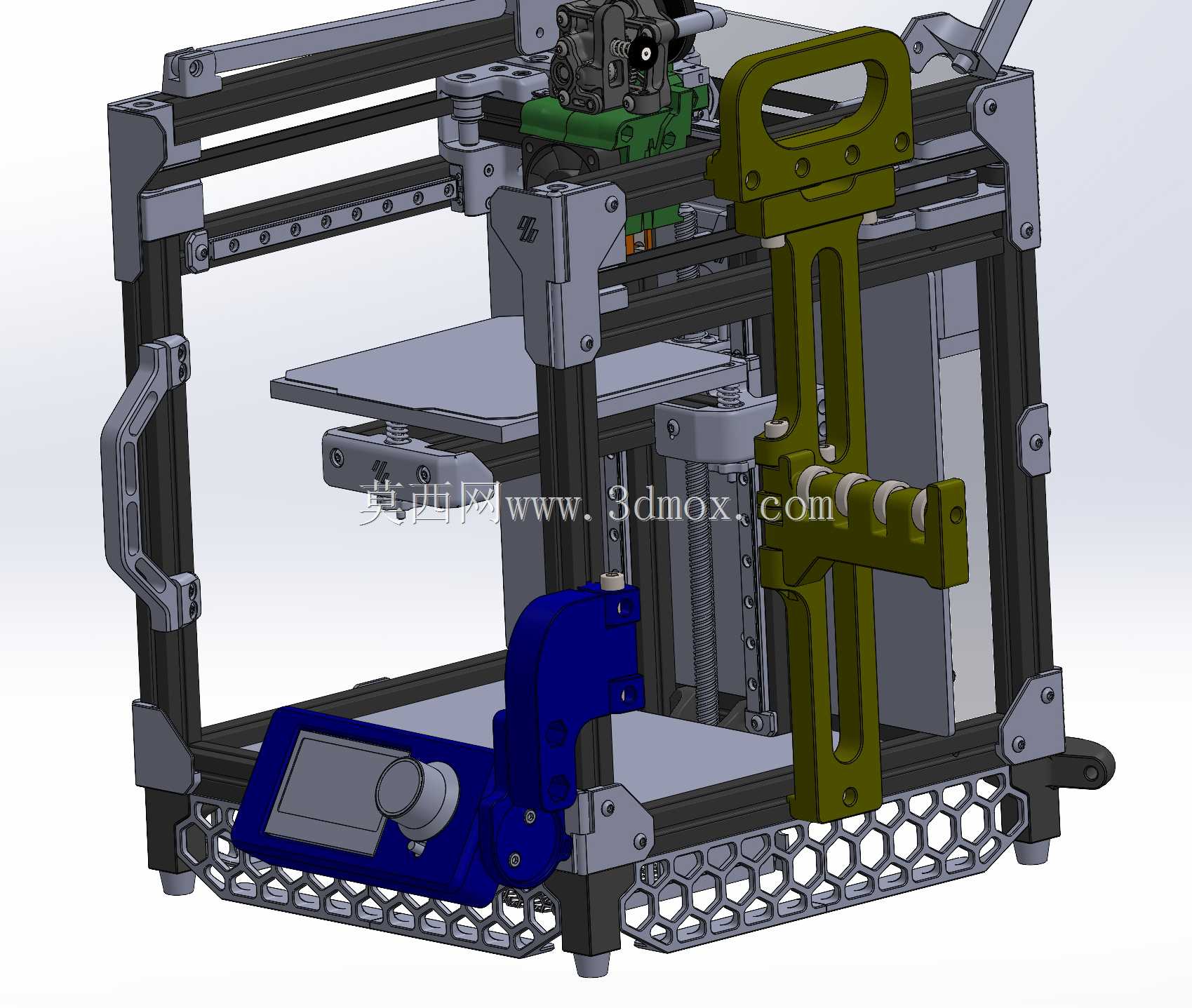 Voron v0.1带把手的可折叠线轴吊架
