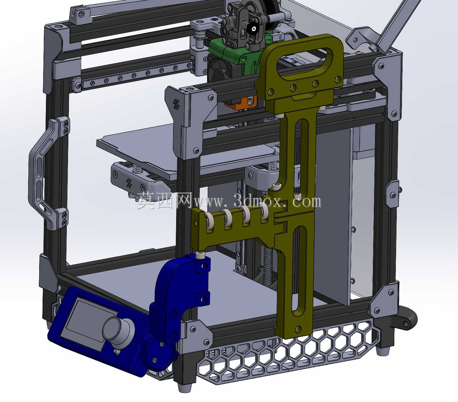 Voron v0.1带把手的可折叠线轴吊架