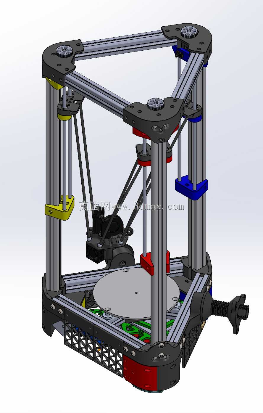 Guzior的MPDELTA 200mm双线三角3D打印机
