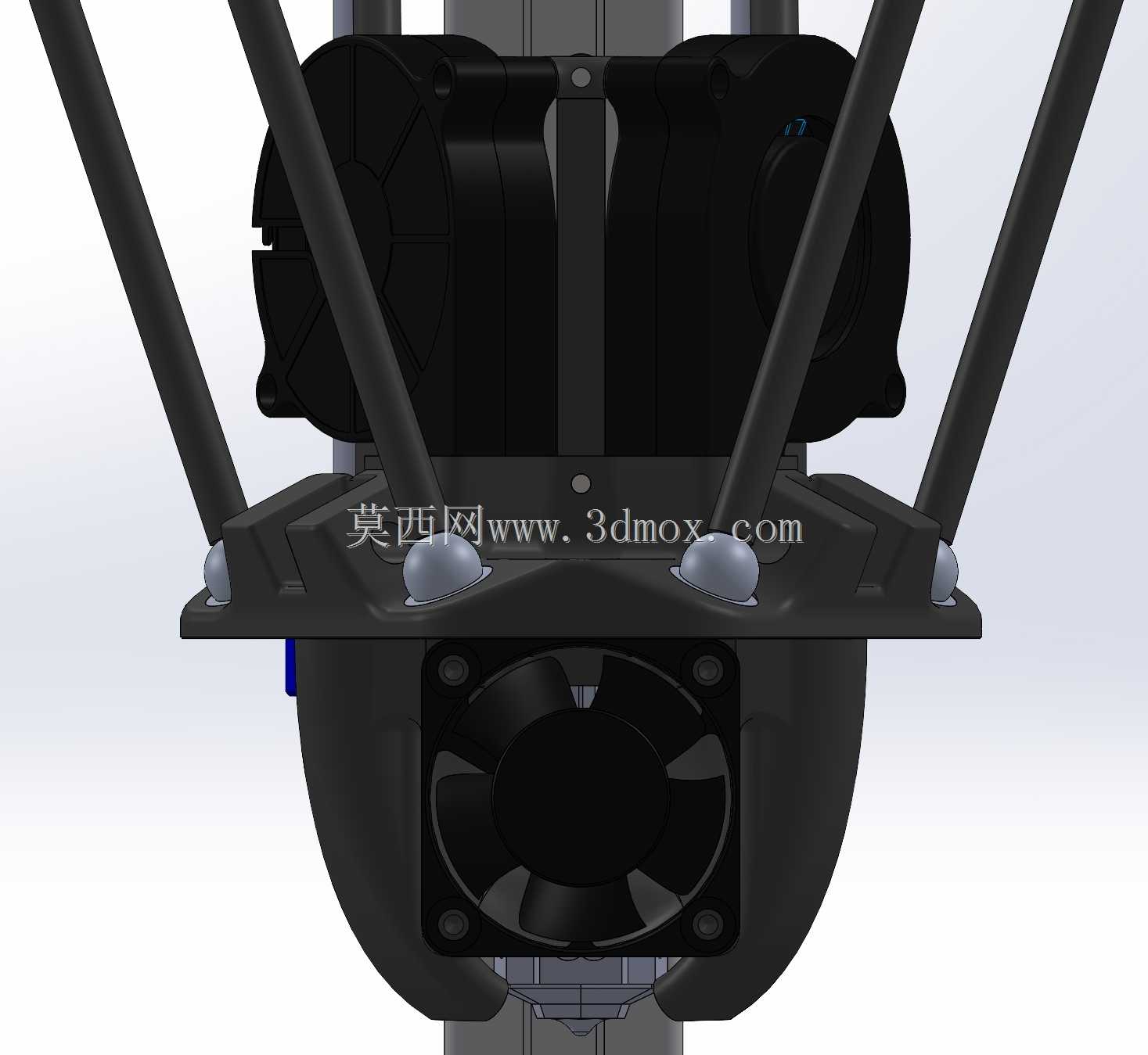 Guzior的MPDELTA 200mm双线三角3D打印机