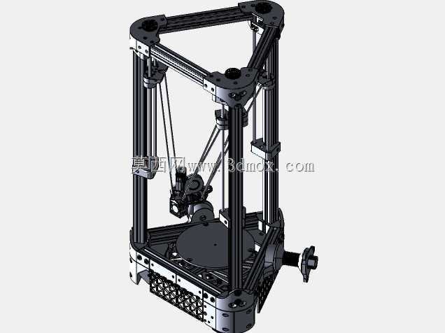Guzior的MPDELTA 200mm双线三角3D打印机