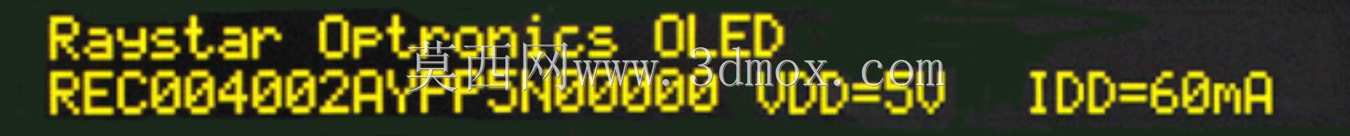Raystar Optronics-OLED字符显示器: