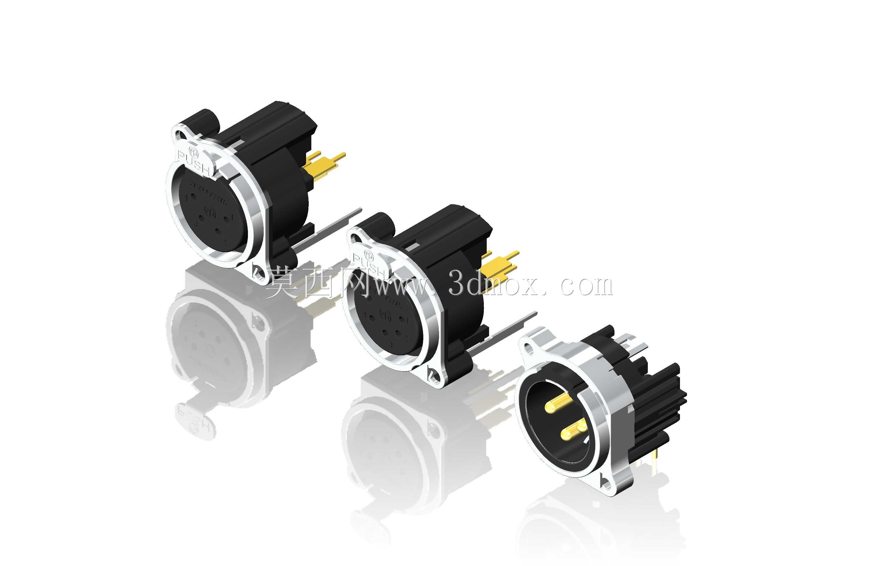 Neutrik:NC3MBH、NC4FBV、NC5FBV