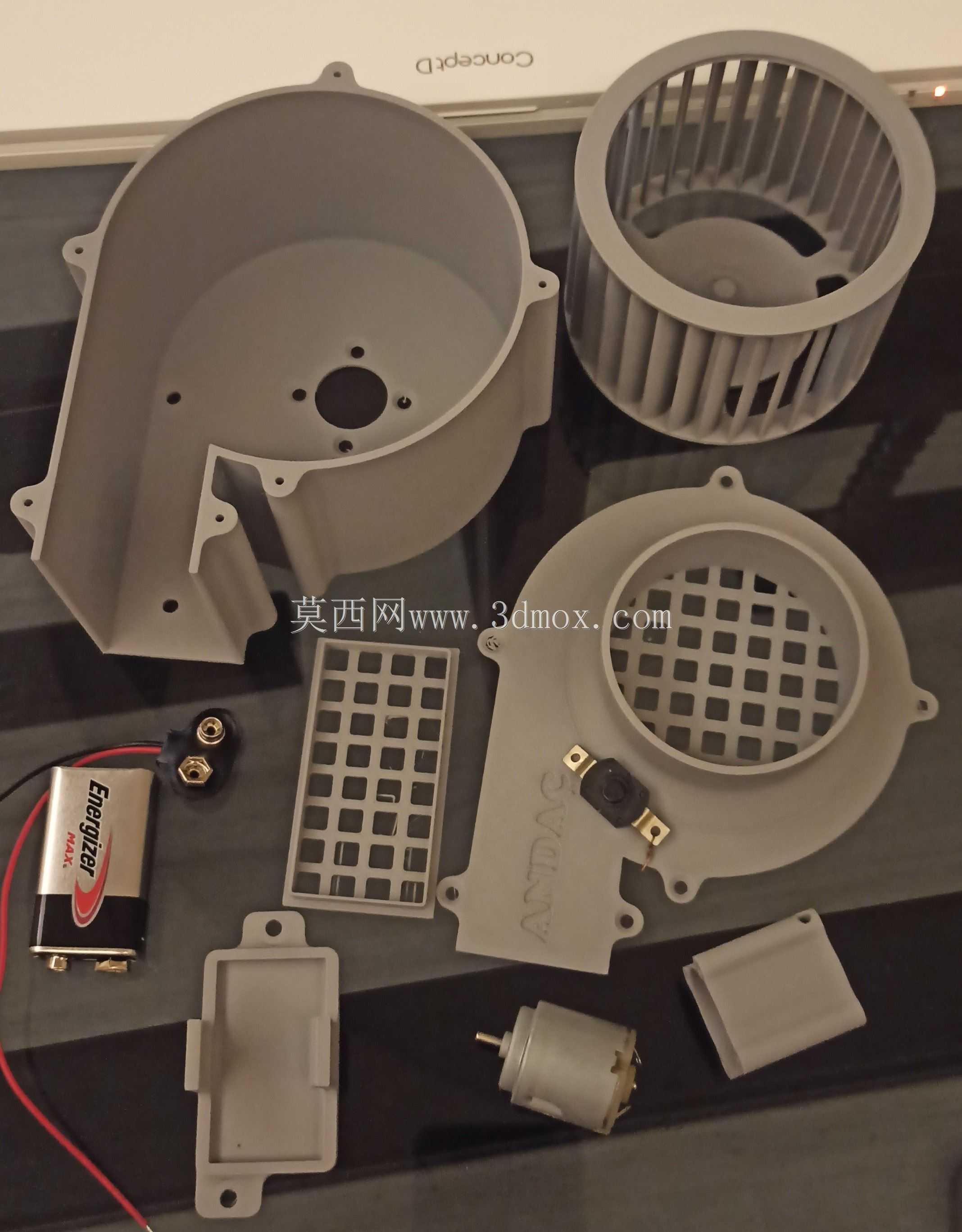 径向风扇3D打印