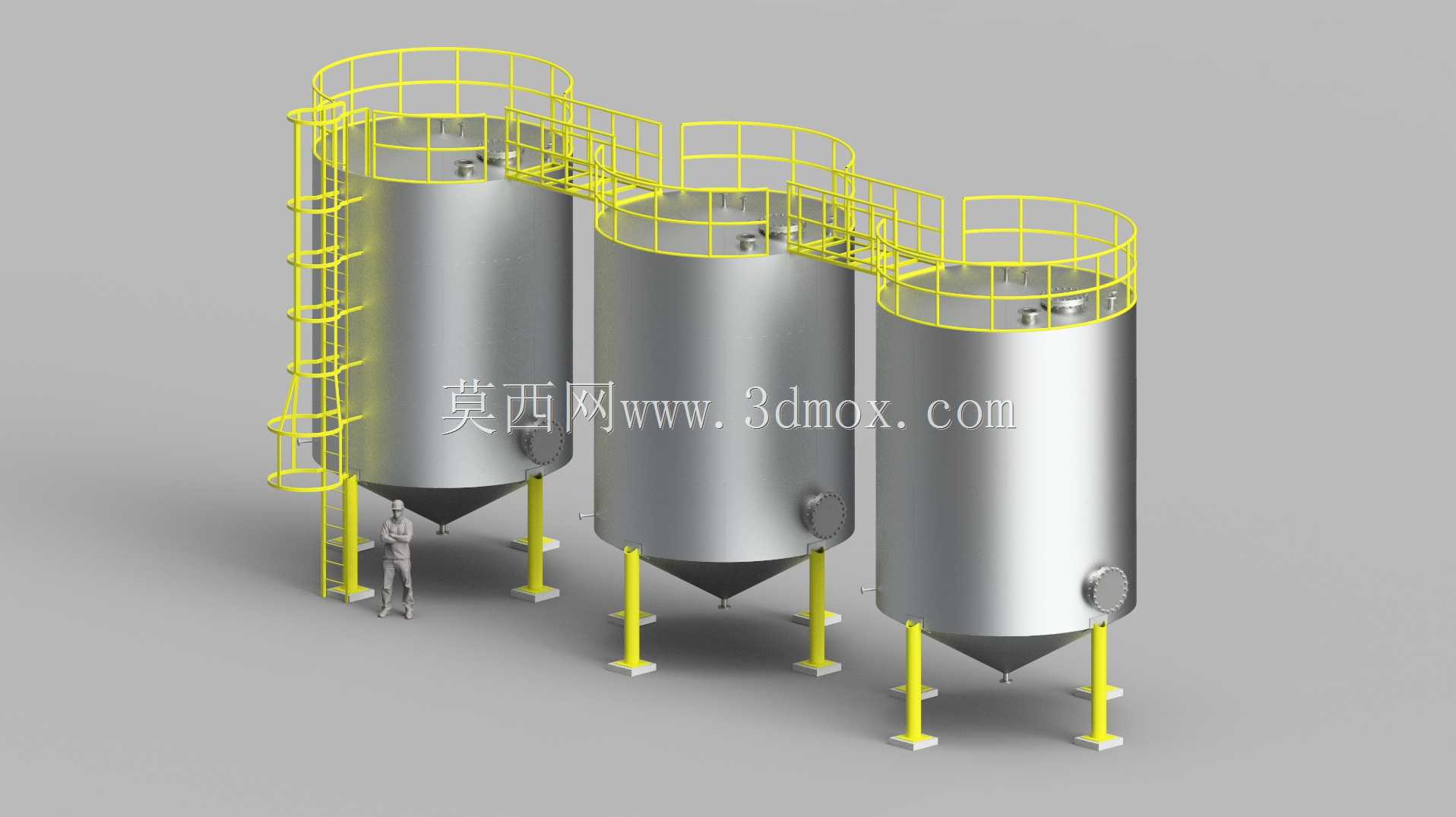 每个储料斗55000L