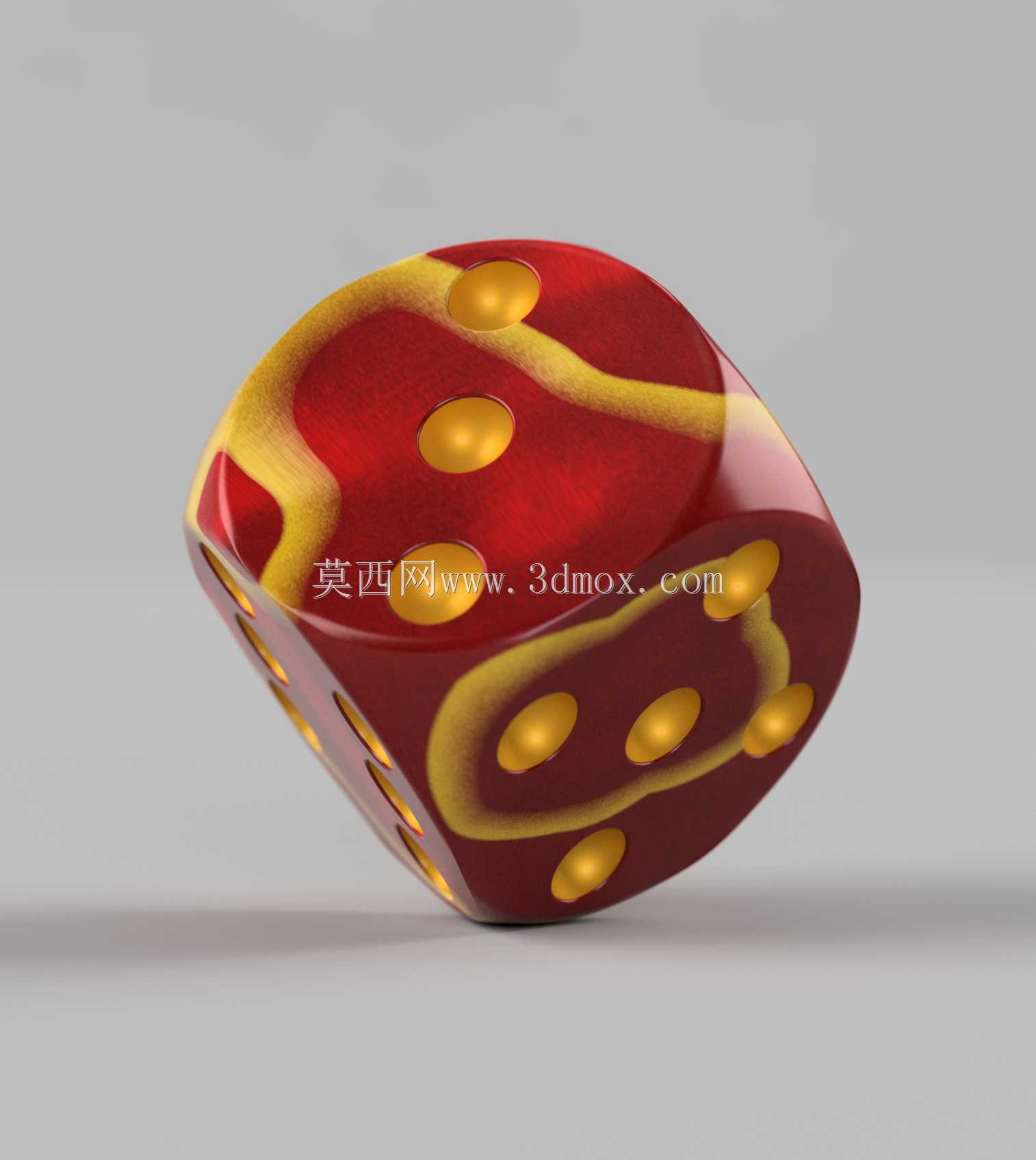 红色和金色模具