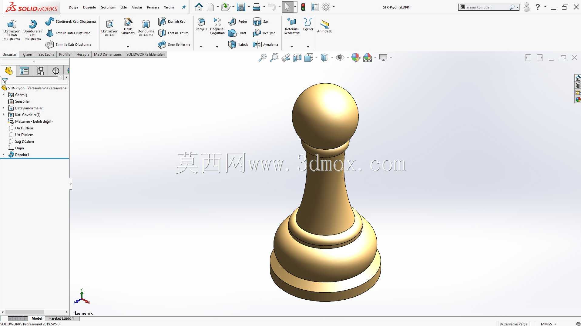 3D Satran?Tak?m?(国际象棋)