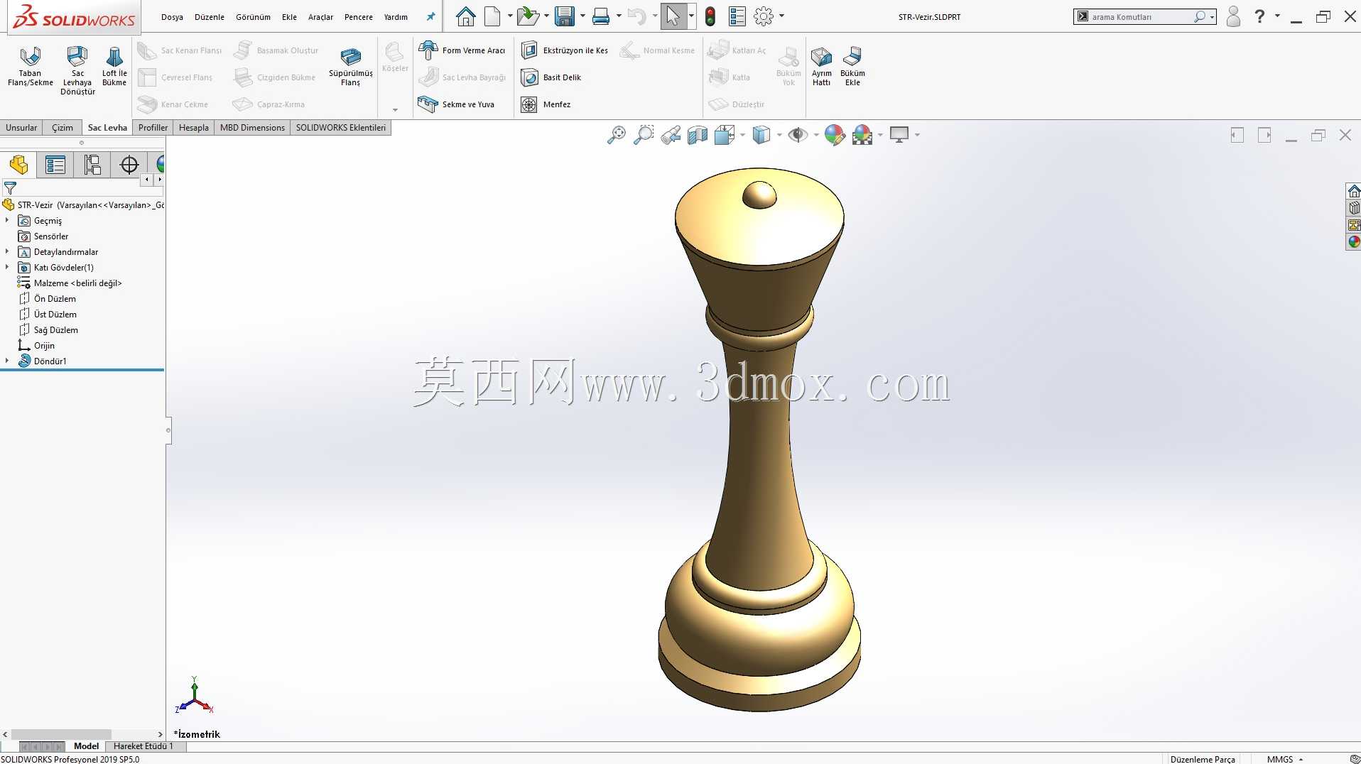 3D Satran?Tak?m?(国际象棋)