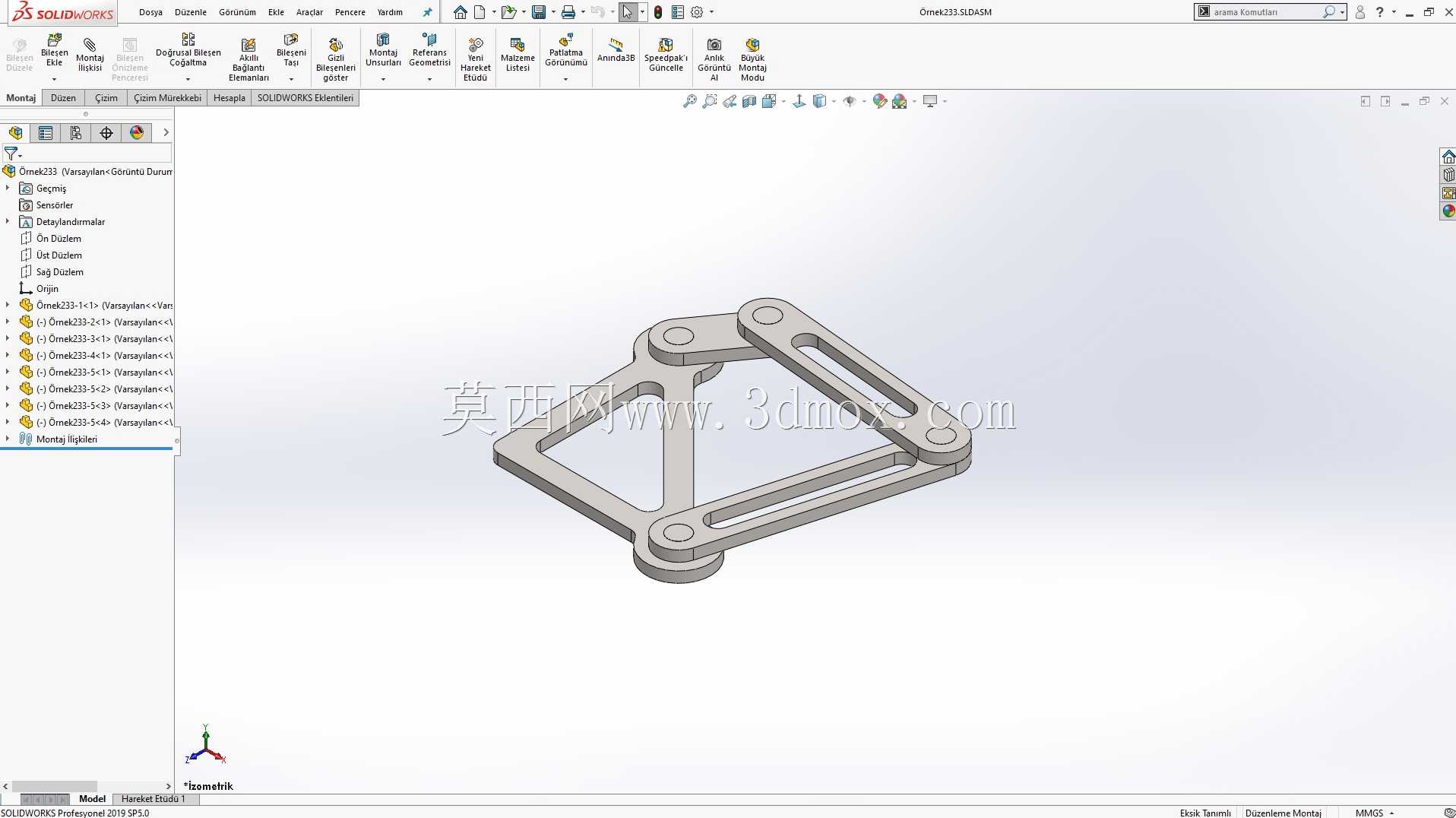 Solidworks?rnek?izim 233 Mekanizma