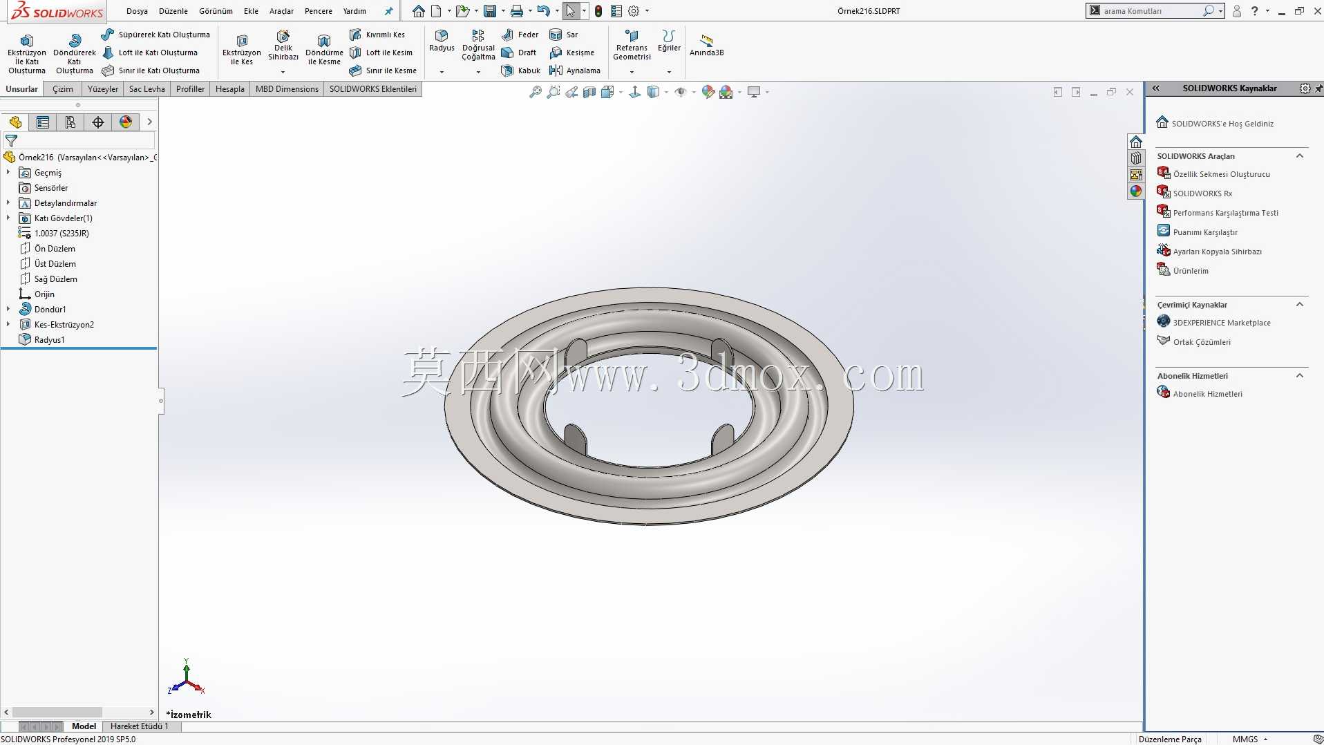 Solidworks?rnek?izim 216